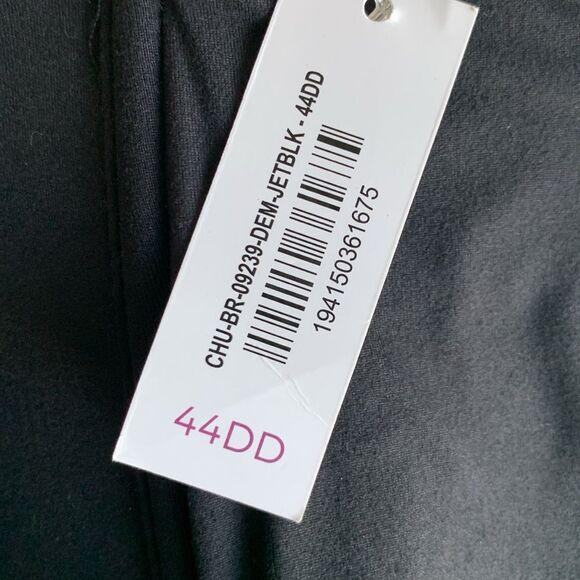 NWT Adore Me Johanna Demi Smooth Contour Wireless Bra Jet Black Plus Sz 44DD - Picture 6 of 7